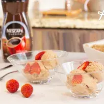 Helado de Café y Fresa Helado de Café y Fresa