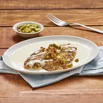 Pescado en salsa de ajo Pescado en salsa de ajo