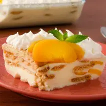 Dulce Helado de Melocotón Dulce Helado de Melocotón