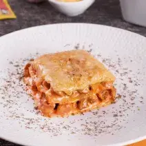 Lasaña de Pollo en Salsa Rosada Lasaña de Pollo en Salsa Rosada