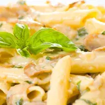 Pasta con Jamón a la crema de Espárragos Pasta con Jamón a la crema de Espárragos