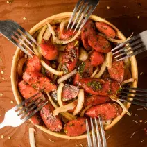 Chorizo guisado Chorizo guisado
