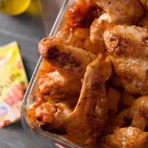 Alitas asadas en salsa de tomate Alitas asadas en salsa de tomate