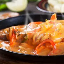 Filete de pescado a la caribeña Filete de pescado a la caribeña