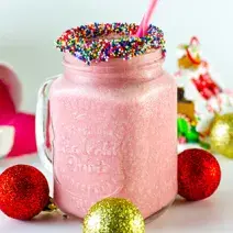 Frappe Nesquik fresa con banano Frappe Nesquik fresa con banano